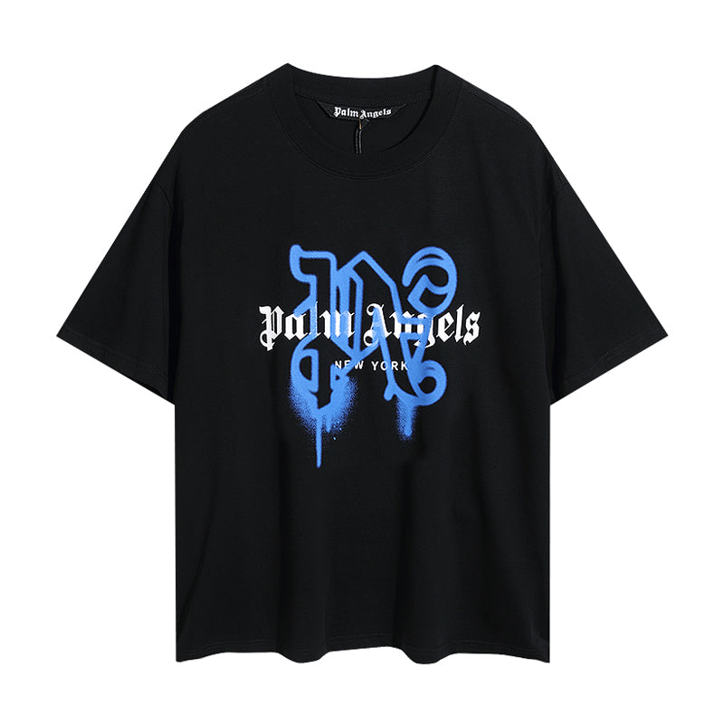 Palm Angels Monogram Spray City Designer T-shirt New York