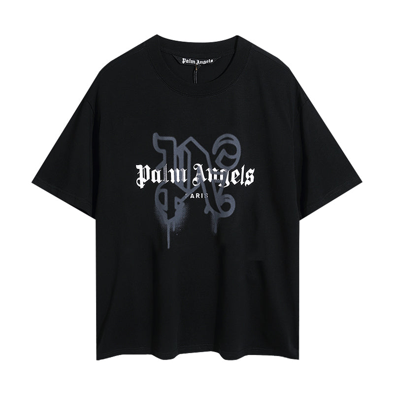 Palm Angels Monogram Spray City Designer T-shirt New York