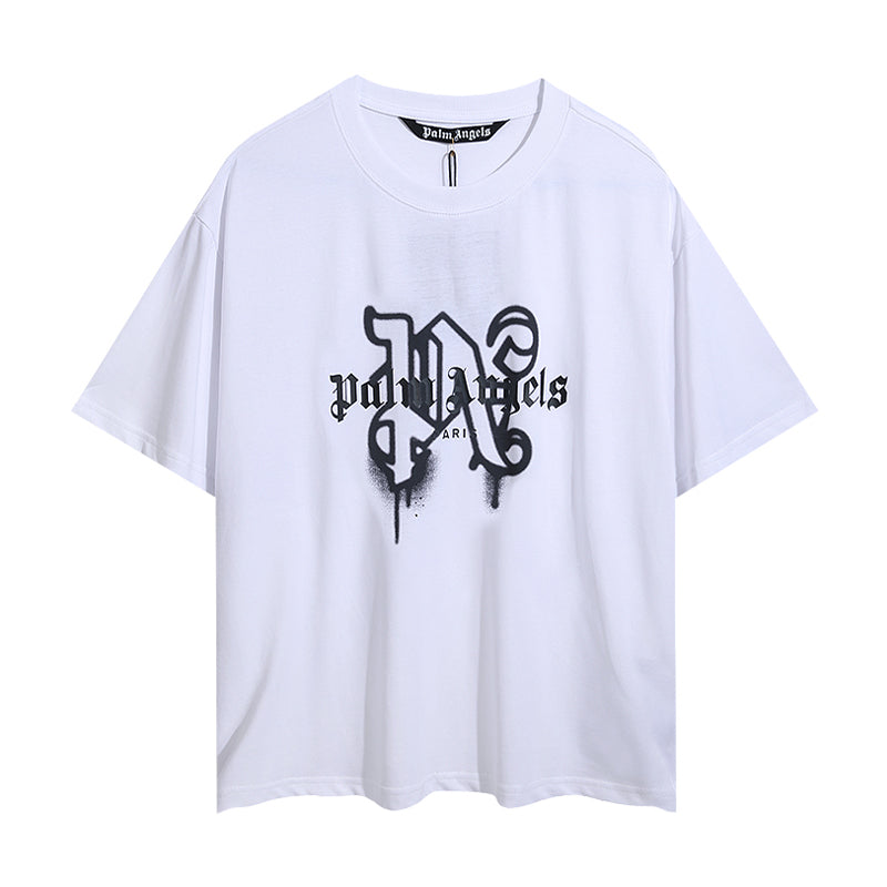 Palm Angels Monogram Spray City Designer T-shirt New York