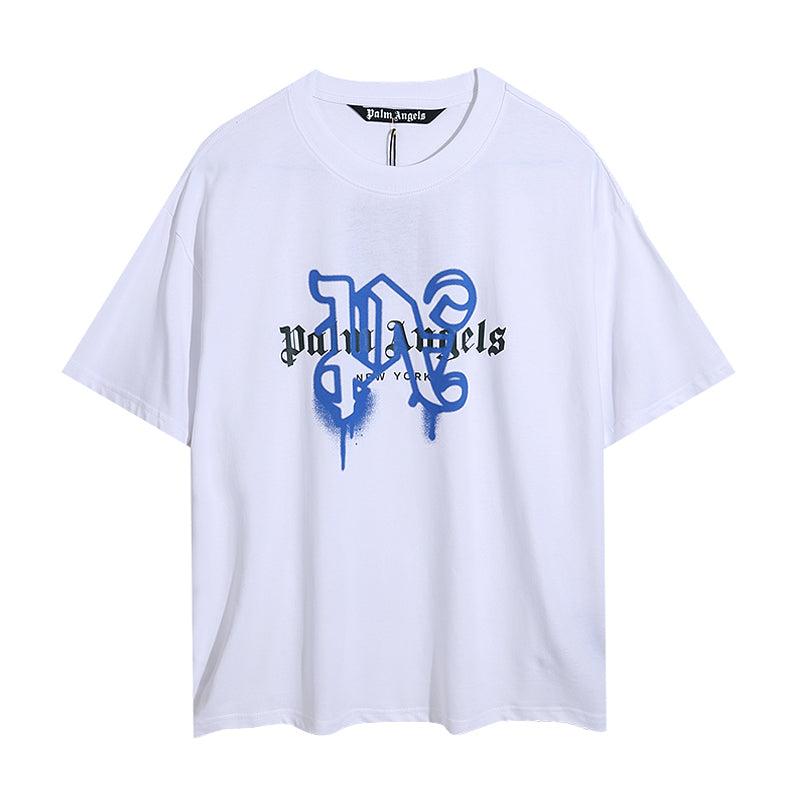 Palm Angels Monogram Spray City Designer T-shirt New York
