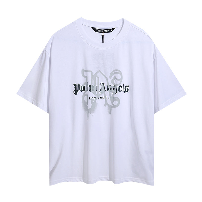 Palm Angels Monogram Spray City Designer T-shirt New York